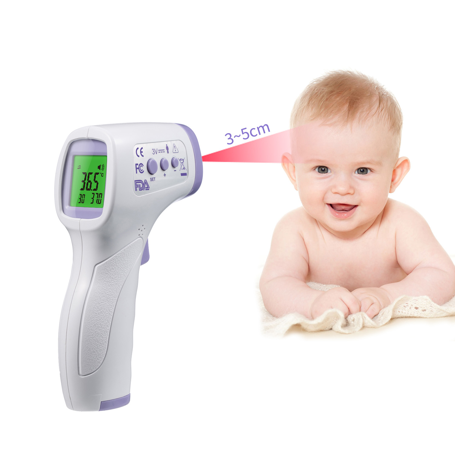 Digital infrared thermometer contactless thermometer