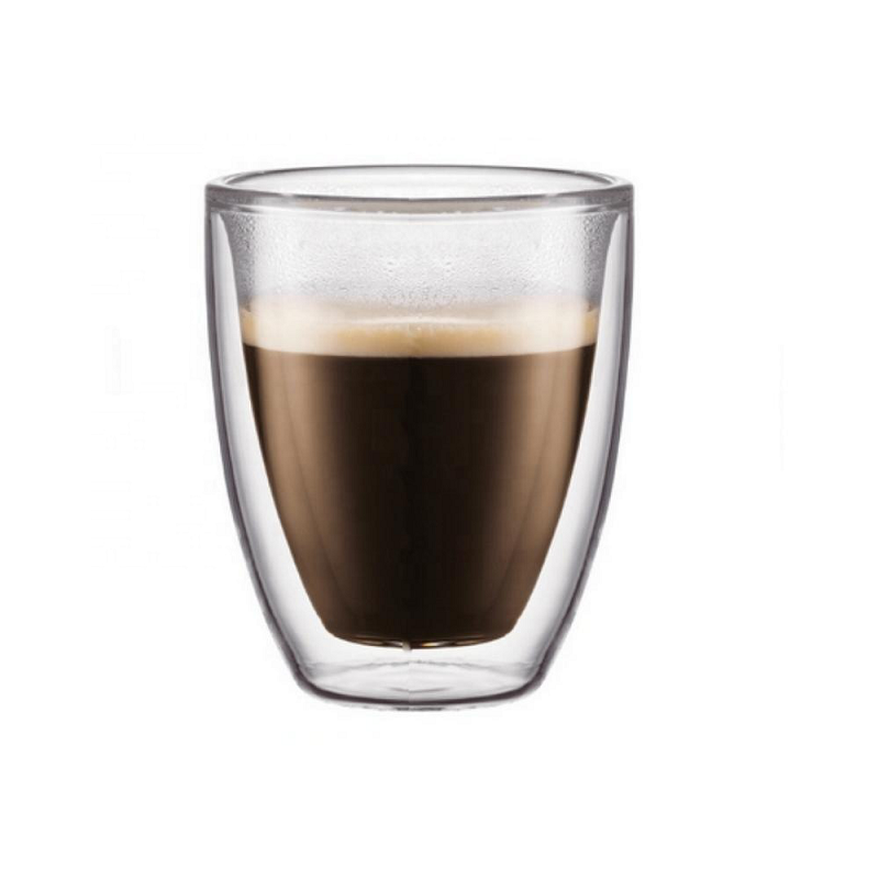 Borosilicate Double wall glass cup/coffee cup