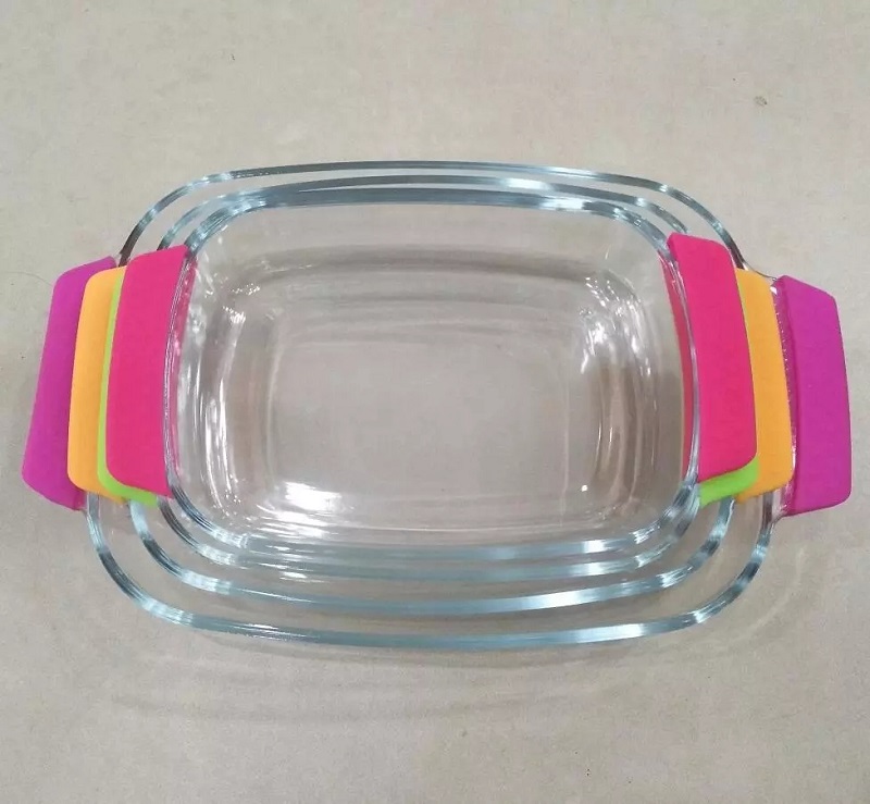 High borosilicate glass bakeware