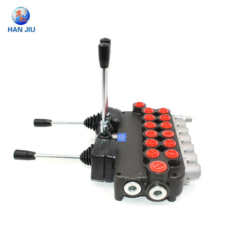 6P80 Series Directional Control Valve: 21 GPM, joystick 6banks BSP ports 