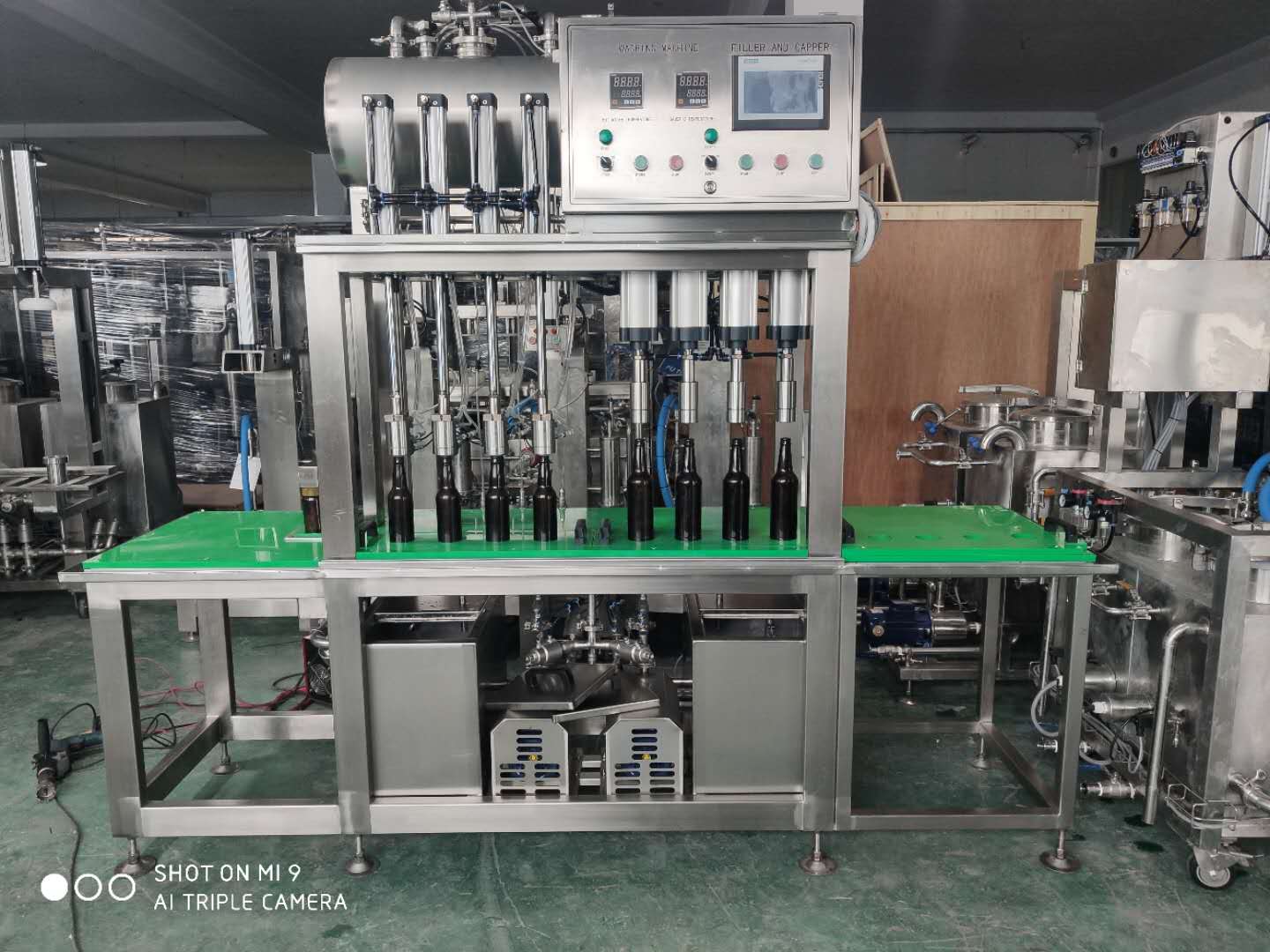 Semi-automatic Beer Bottle Filling and Capping Machine