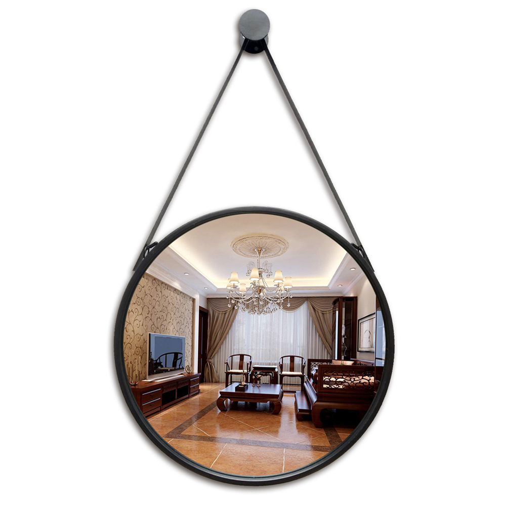 Diameter 45.6cm Iron framed hanging mirror