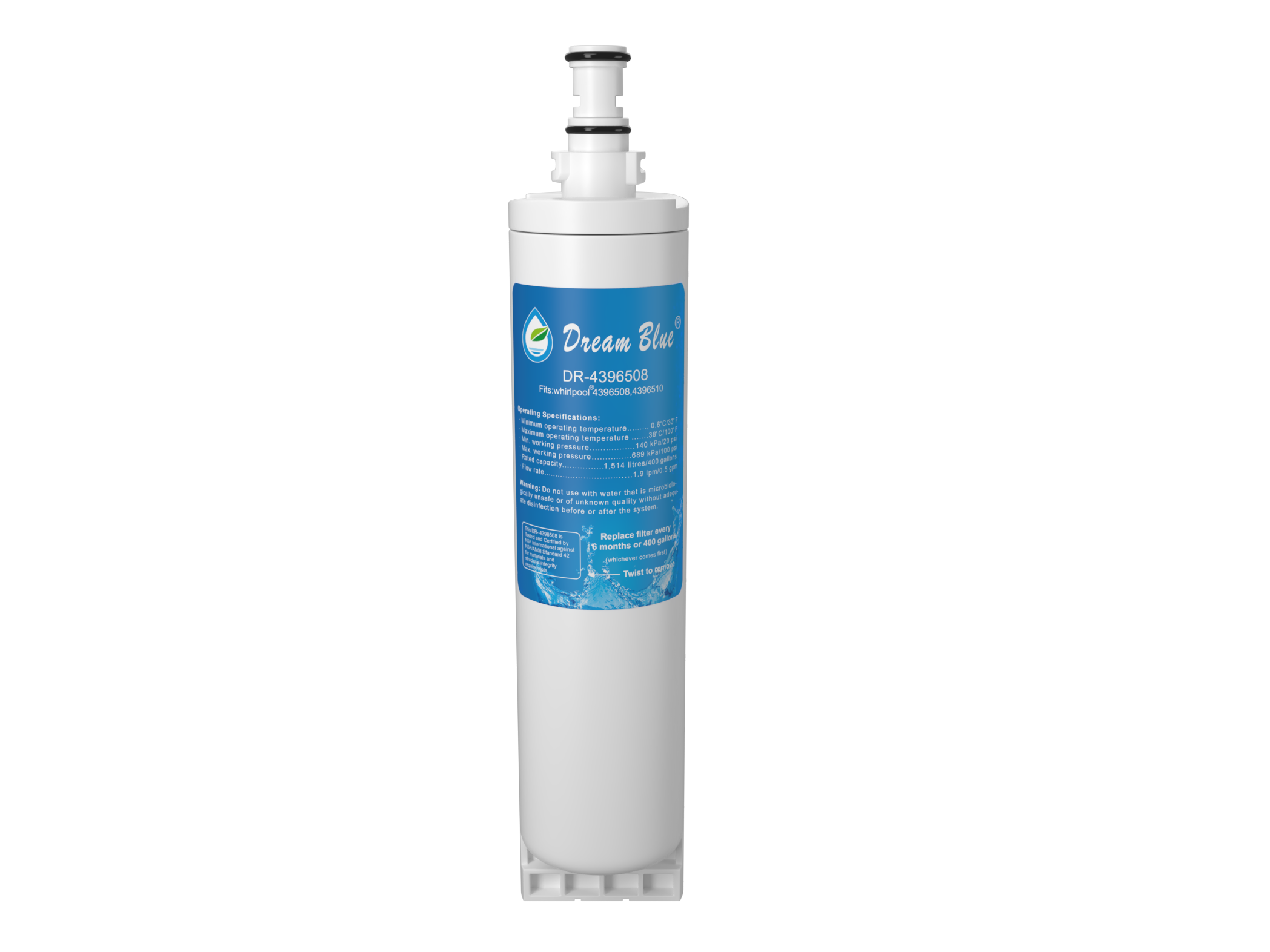 NSF Certified China Fridge Filter Replacement4396508 Refrigerator Water Filter for Whirlpool EDR5RXD1