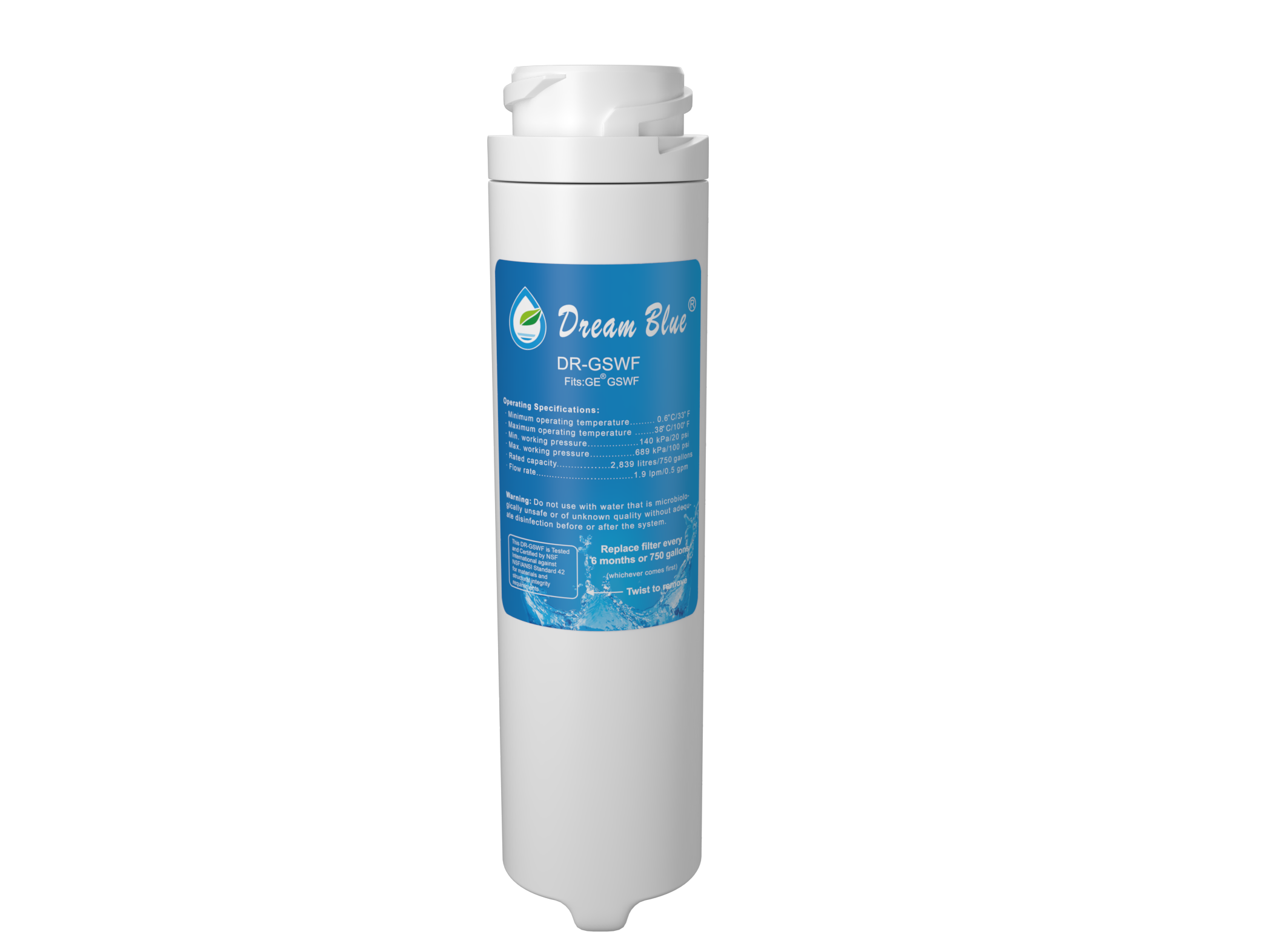 China Fridge filter Refrwater Filter Factory Replacement for GSWF GXRLQR GTS18KHP PTS22SHP PDS20SCP46-99149914, 0460991