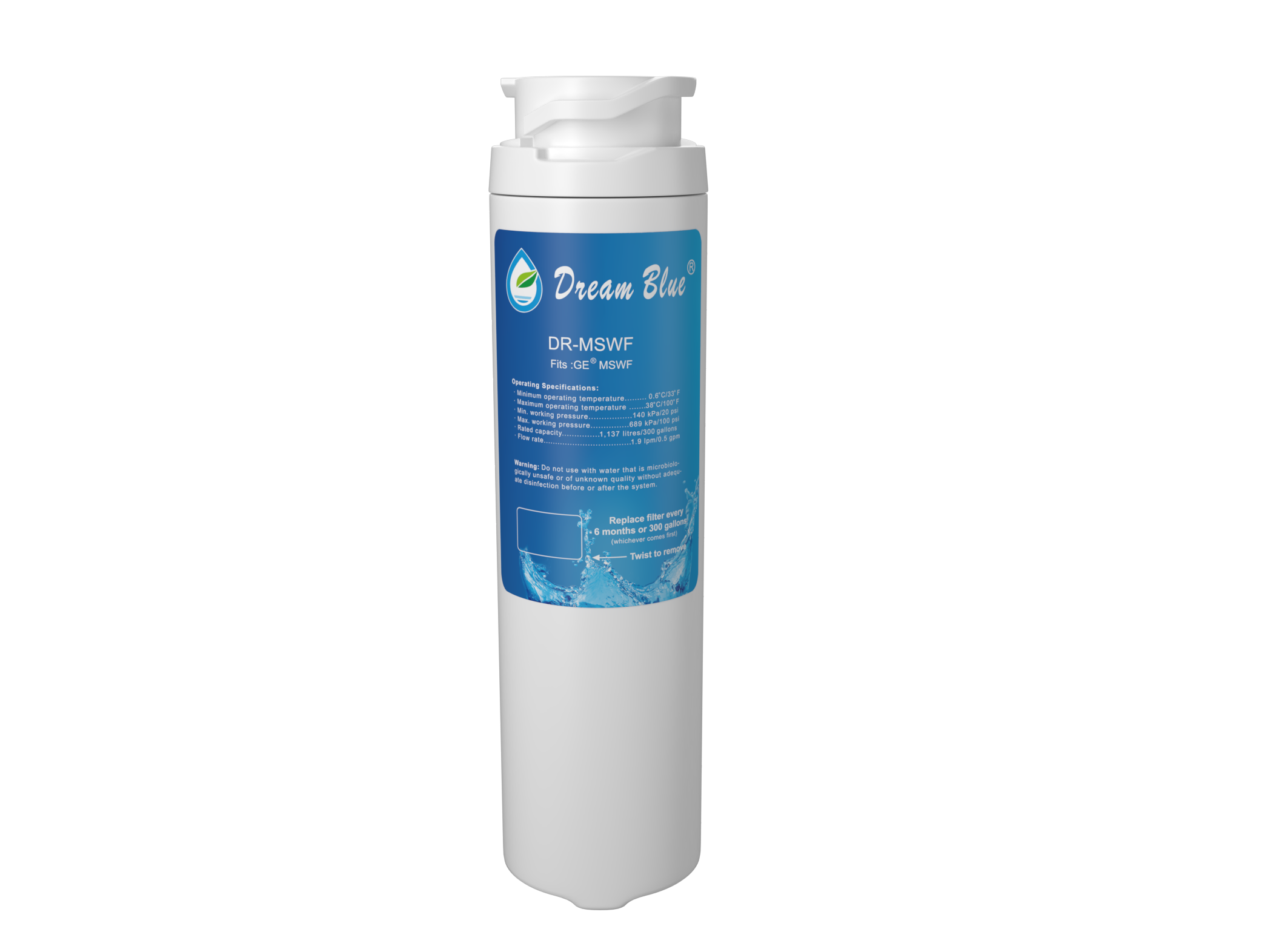 MSWF Refrigerator Water Filter ISO9001 Certified Water Filter