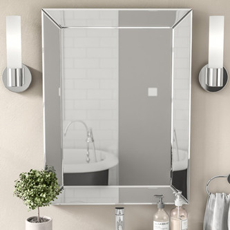 Economical simple polystyrene frame home wall decor mirror 