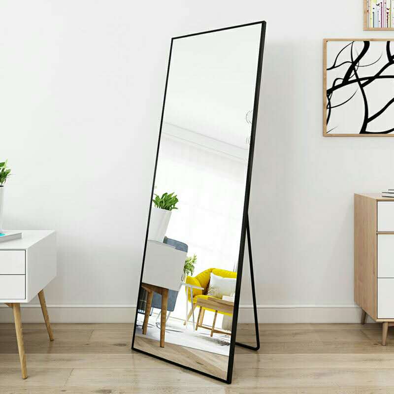 160*40cm aluminium alloy framed floor mirror for living room 