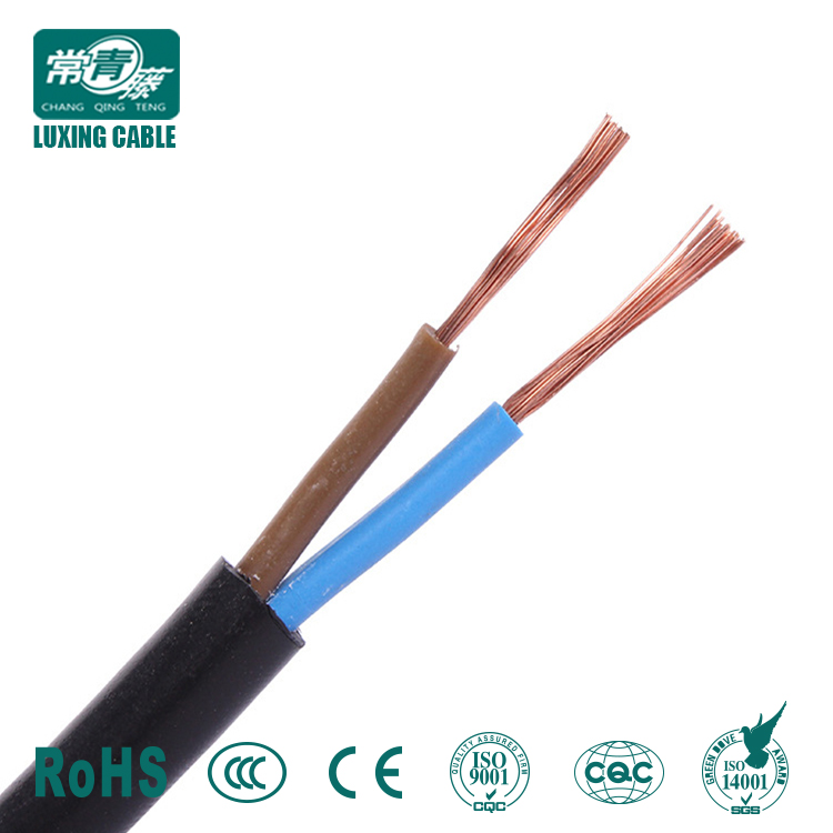 Multi Core Flexible Copper Conductor PVC Insulated PVC Sheathed Cable