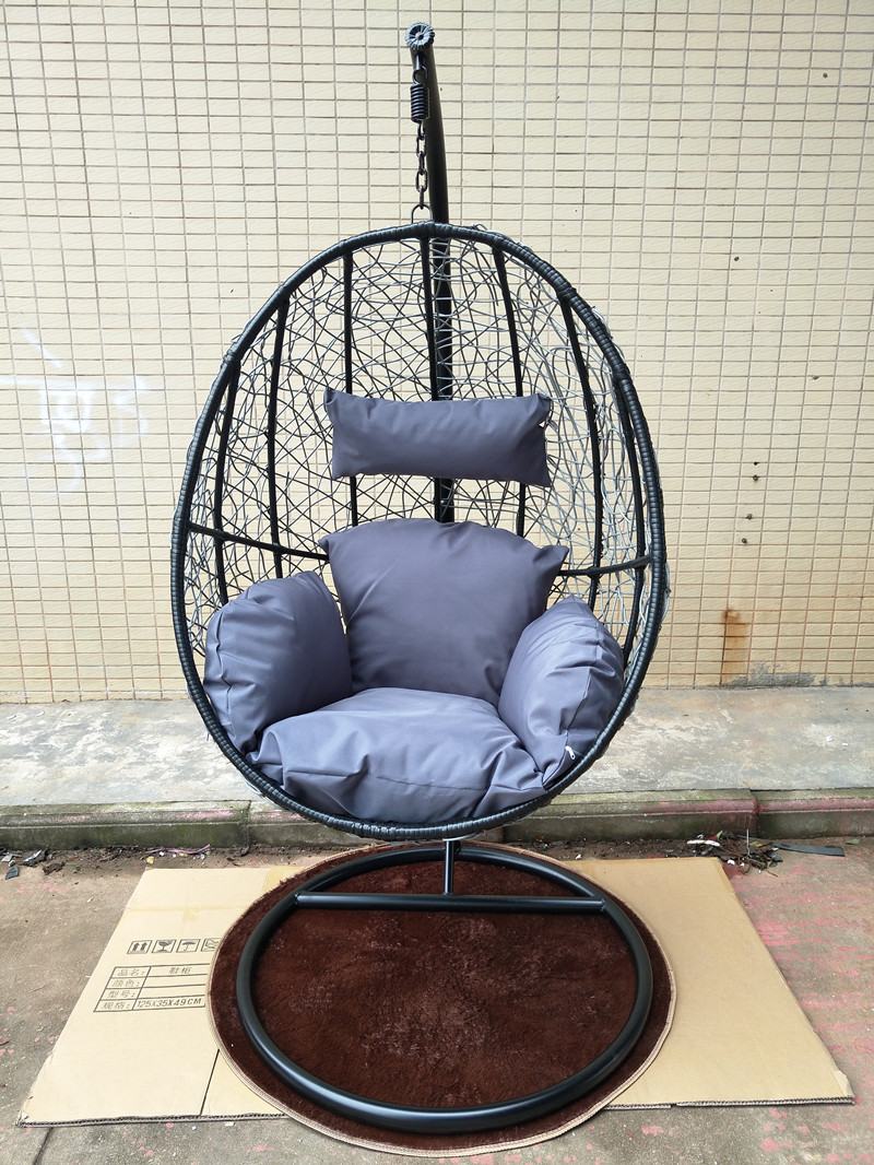 CROXLEY RATTAN HANGING EGG CHAIR