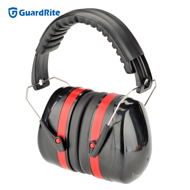 GuardRite Brand CE EN 352-1 safety ear muff for hearing protection