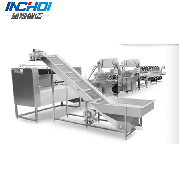 VEGETABLE  AIR BUBBLE WASHING,DEHYDRATING PROCESSING LINE