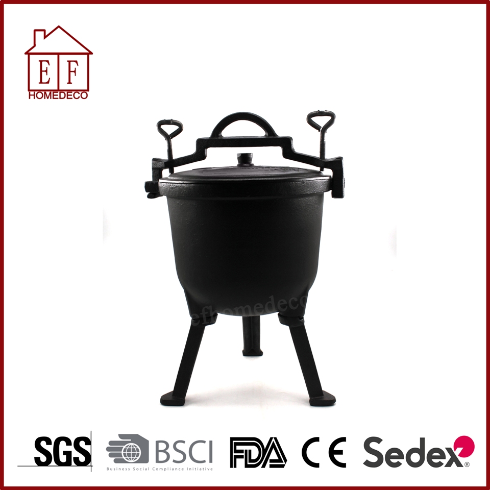 Cast iron pressure pot