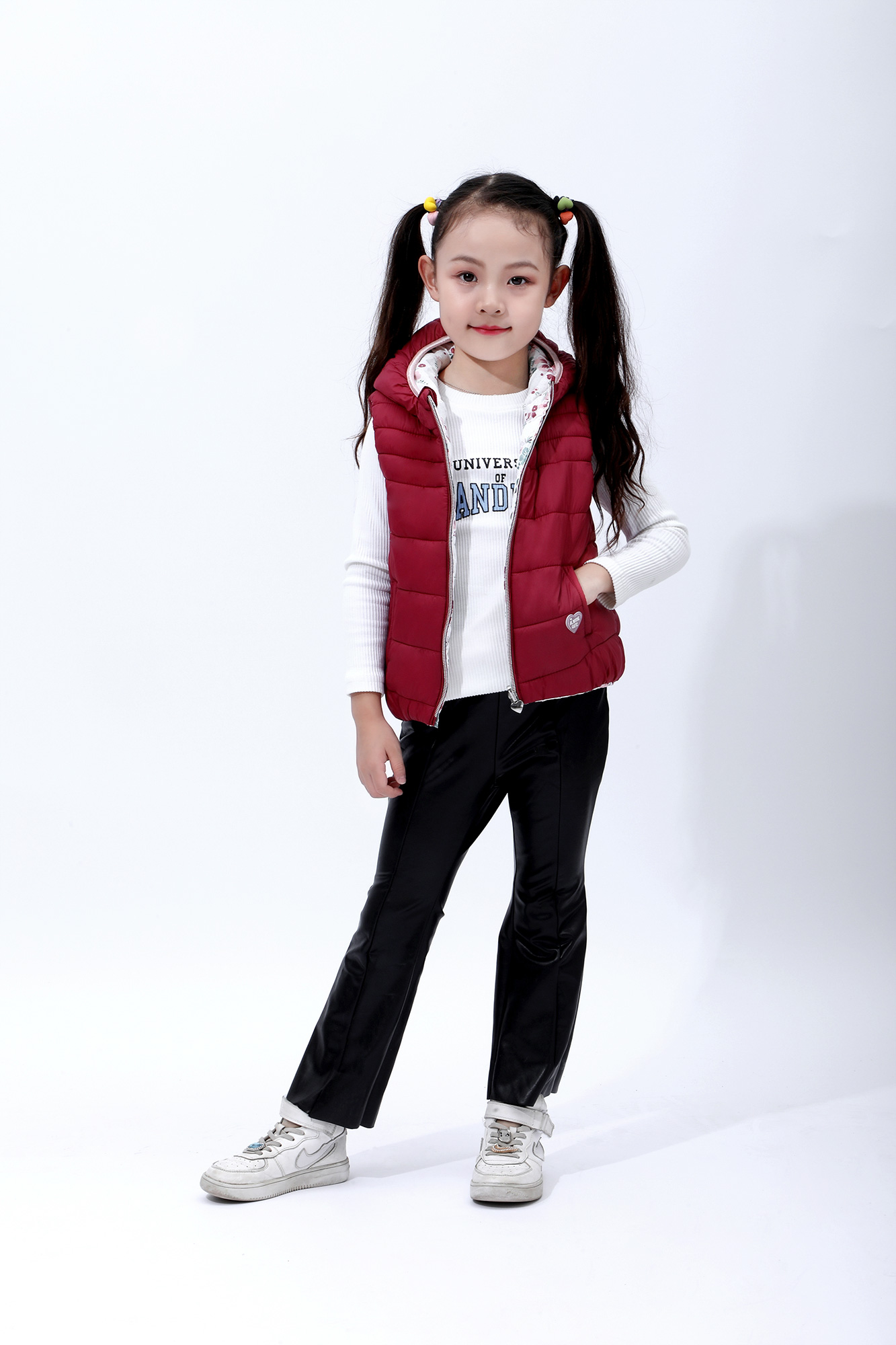  GIRLS REVERSIBLE PADDED GILET