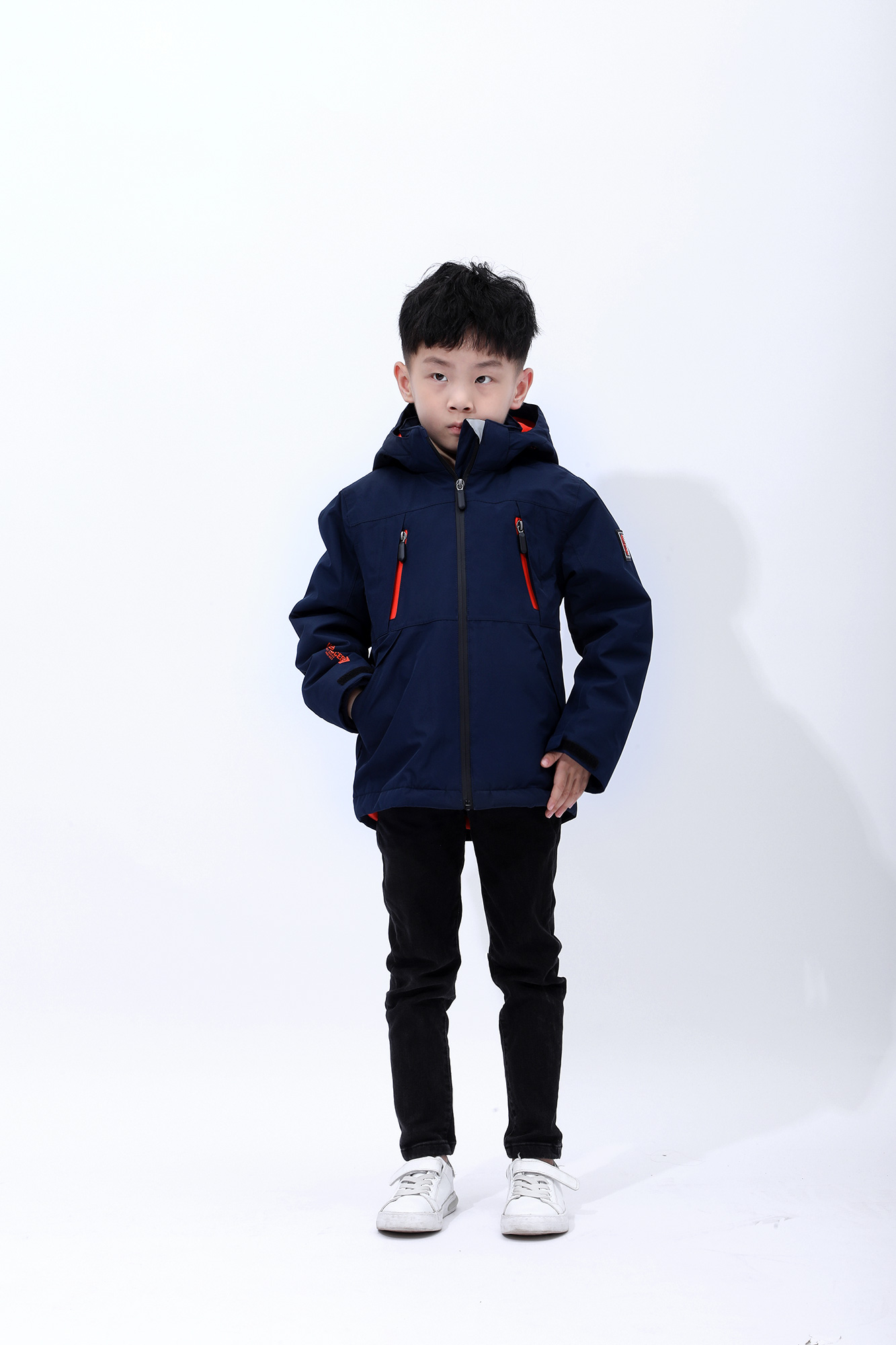  3 in 1 boys waterproof padded jacet 