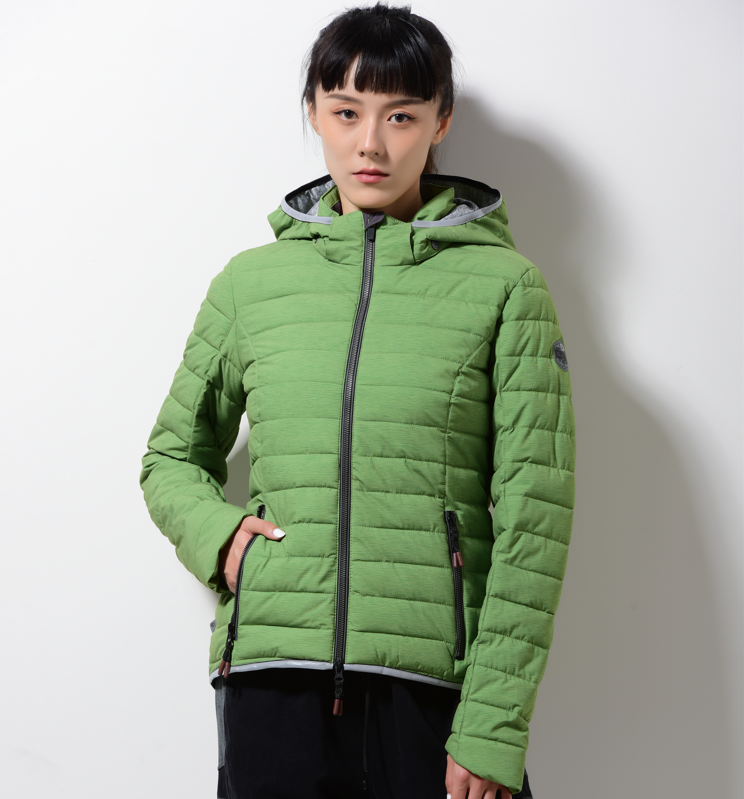 WOMENS FAKE DOWN PADDED JACKET 