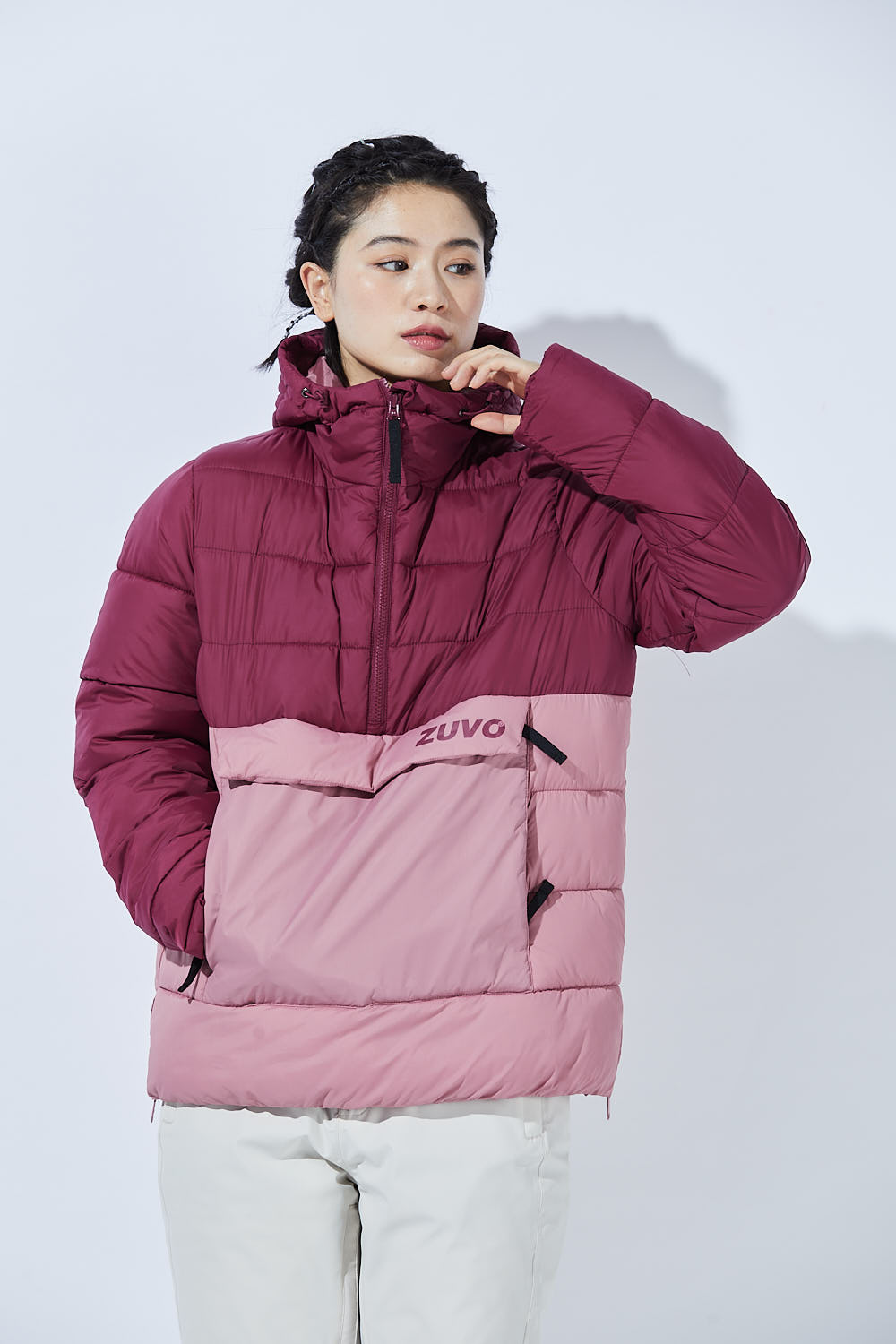 WOMENS  OVERHEAD PUFFER JACKET 