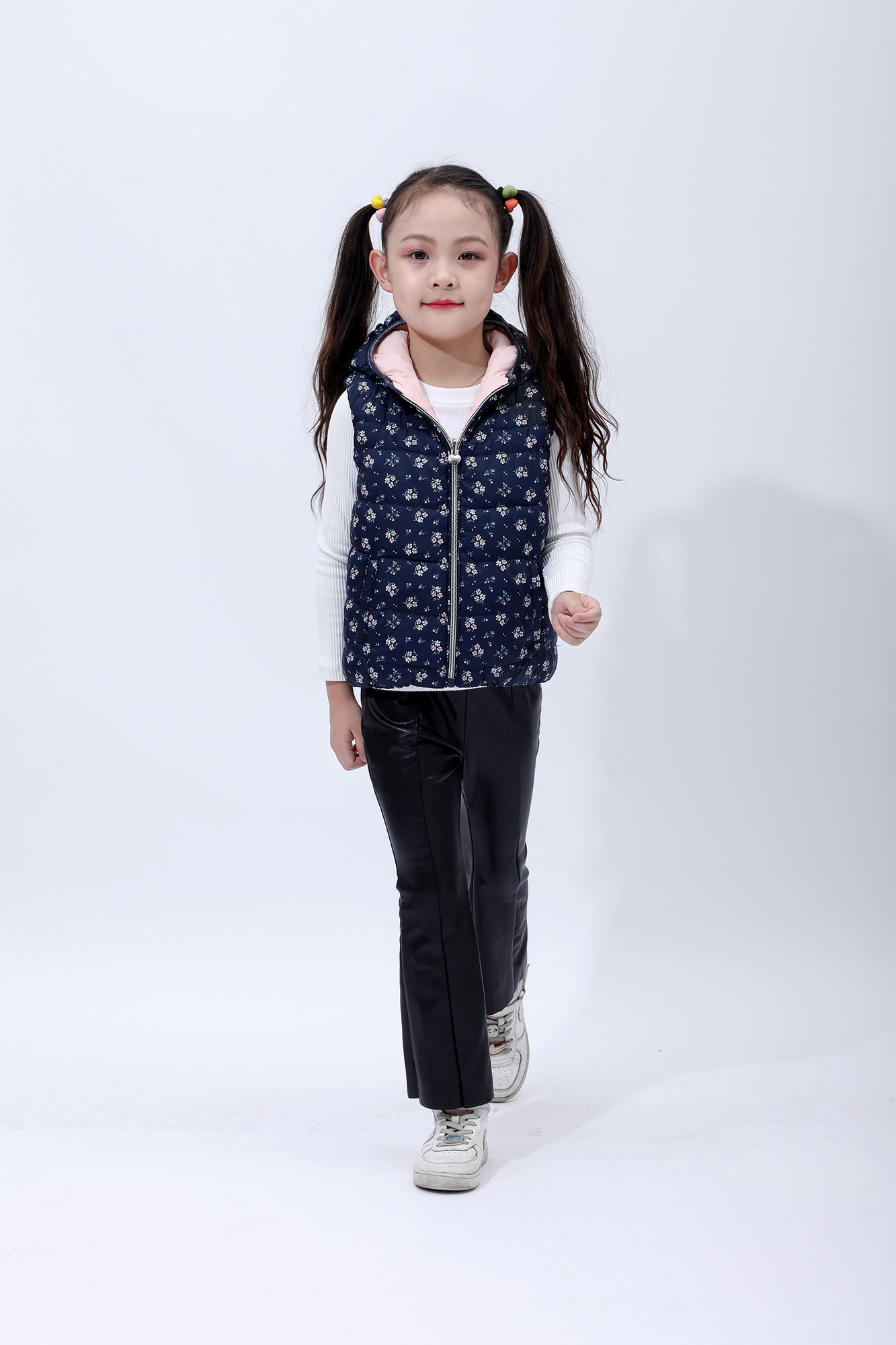 GIRLS REVERSIBLE PADDED GILET