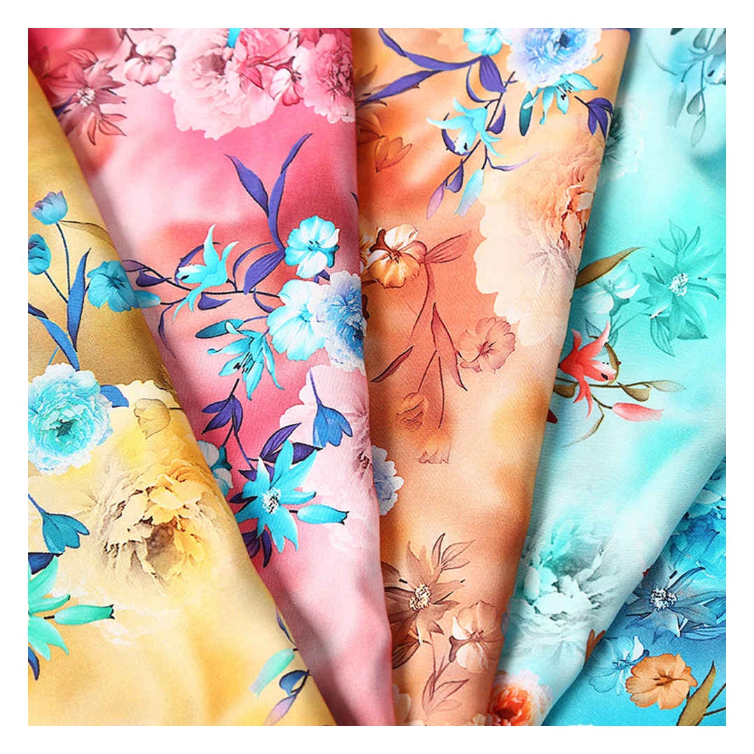 Rayon viscose digital print fabric