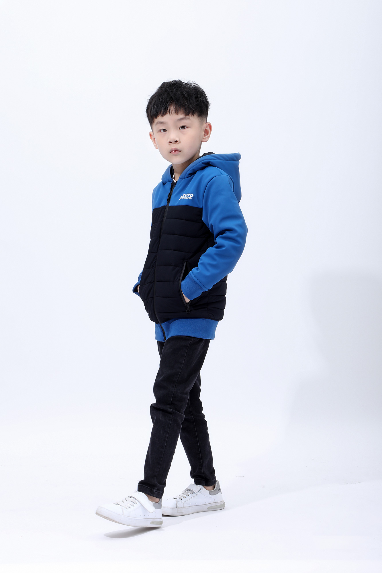 boys hybrid padded jacket