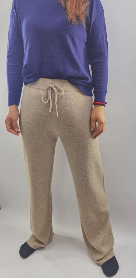 Cashmere knit pencil Pants